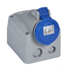 Накладна розетка 16A 2К+З 230V IP44 P17 Tempra Pro 555154 Legrand