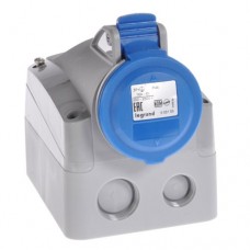 Розетка накладна 16A 3К+З 230V IP44 P17 Tempra Pro 555155 Legrand