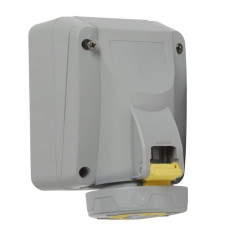 Накладна розетка 16А 2К+З 130V IP67 P17 Tempra Pro 555351 Legrand