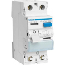 ПЗВ 40A 30mA 6kA тип A 2 полюси QuickConnect CDS240D Hager