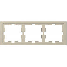 Рамка 3 постова цукор пластик Schneider Electric Merten D-Life MTN4030-6533