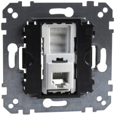 Телефонна розетка RJ12 4-контакту Schneider Electric Merten D-Life MTN463501
